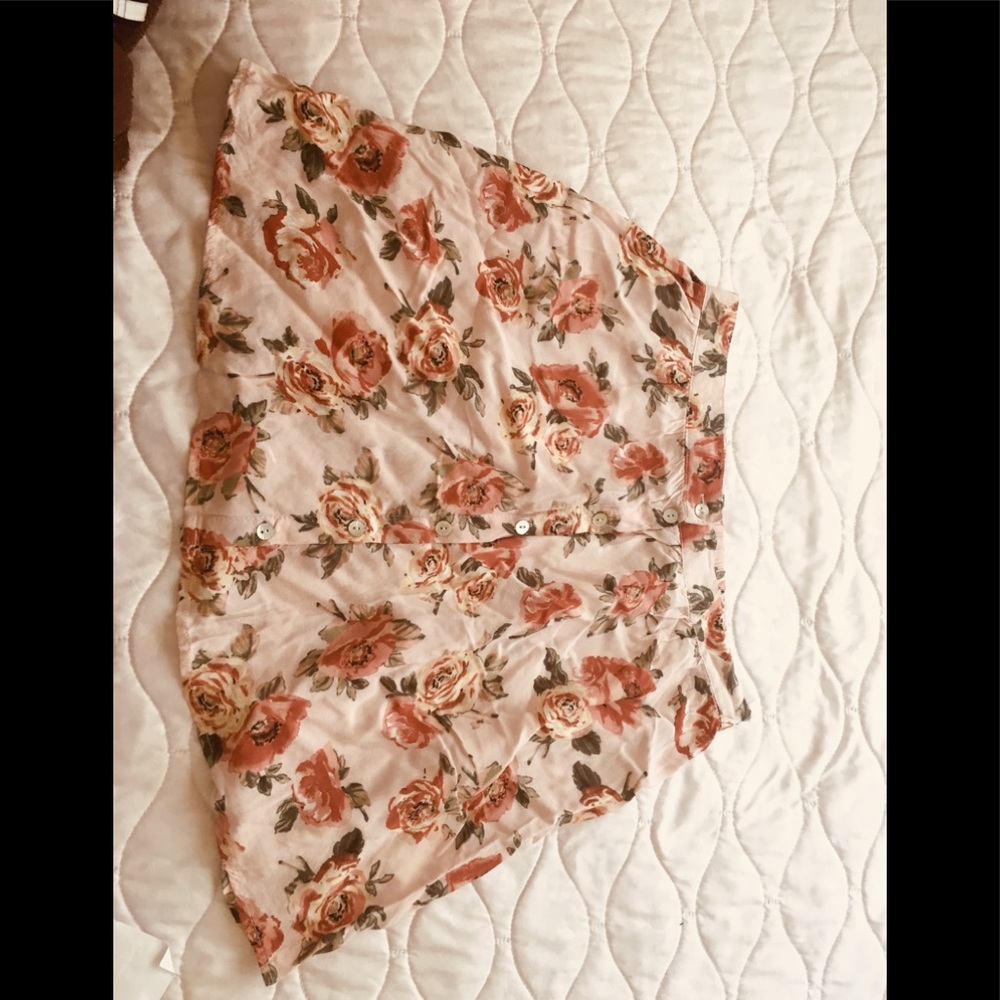Forever21 floral skirt